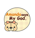 Amanda Says（個別スタンプ：10）