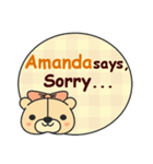 Amanda Says（個別スタンプ：13）