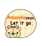 Amanda Says（個別スタンプ：14）