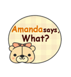 Amanda Says（個別スタンプ：16）