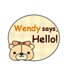 Wendy Says（個別スタンプ：1）