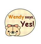 Wendy Says（個別スタンプ：2）