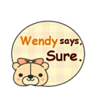 Wendy Says（個別スタンプ：5）