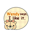 Wendy Says（個別スタンプ：8）