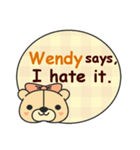 Wendy Says（個別スタンプ：9）