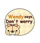 Wendy Says（個別スタンプ：11）