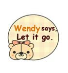 Wendy Says（個別スタンプ：14）