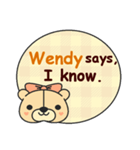 Wendy Says（個別スタンプ：15）