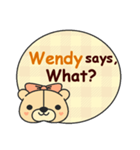 Wendy Says（個別スタンプ：16）