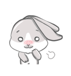 Gray bunny lol（個別スタンプ：12）