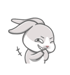 Gray bunny lol（個別スタンプ：26）