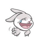 Gray bunny lol（個別スタンプ：28）