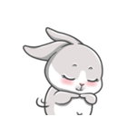 Gray bunny lol（個別スタンプ：30）