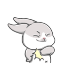 Gray bunny lol（個別スタンプ：32）