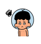 Swimming boy（個別スタンプ：27）