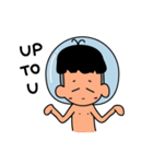 Swimming boy（個別スタンプ：34）