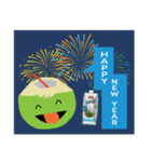 UFC Refresh Coconut Water（個別スタンプ：30）