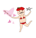 Santa Bikini Man（個別スタンプ：3）