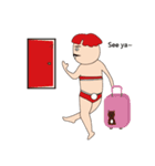 Santa Bikini Man（個別スタンプ：4）