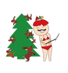 Santa Bikini Man（個別スタンプ：5）