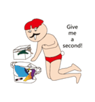 Santa Bikini Man（個別スタンプ：6）