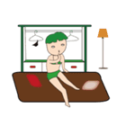 Santa Bikini Man（個別スタンプ：14）