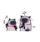 Cute cats in love (N.3)（個別スタンプ：13）