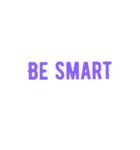 be smart（個別スタンプ：3）