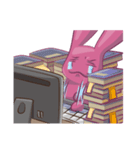 Cry B rabbit-Part 2 computer（個別スタンプ：26）