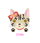 My sweet cat friends（個別スタンプ：8）