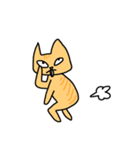 FreeHand Style Cat（個別スタンプ：4）