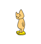 FreeHand Style Cat（個別スタンプ：12）