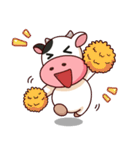 Momo Cow : Cheer Up ！（個別スタンプ：1）