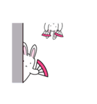 fan dancing bunny（個別スタンプ：3）