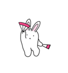 fan dancing bunny（個別スタンプ：8）