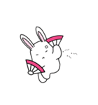 fan dancing bunny（個別スタンプ：10）