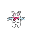 fan dancing bunny（個別スタンプ：14）