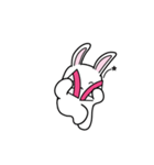 fan dancing bunny（個別スタンプ：22）