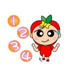 Apple Girl - Daily Response（個別スタンプ：8）