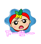 Apple Girl - Daily Response（個別スタンプ：14）