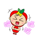 Apple Girl - Daily Response（個別スタンプ：27）