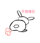 very cute rabbit big head（個別スタンプ：5）