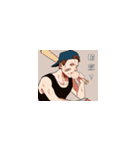 Two funny boys（個別スタンプ：18）