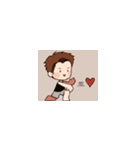 Two funny boys（個別スタンプ：35）