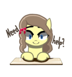 Cute caramel pony 2.0（個別スタンプ：7）