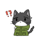 ミリタリーにゃんこ（個別スタンプ：10）