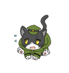 ミリタリーにゃんこ（個別スタンプ：14）