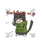 ミリタリーにゃんこ（個別スタンプ：17）