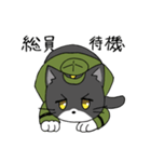 ミリタリーにゃんこ（個別スタンプ：24）