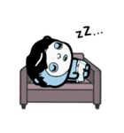 the lazy life of the blue bear（個別スタンプ：10）